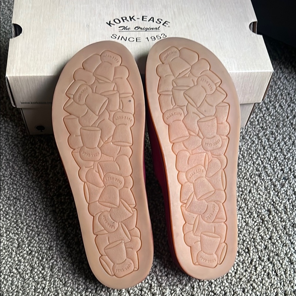 Women's Kork - Ease Tutsi Fuchsia Pink Slide Sandals. Size 11 - Picture 5 of 6